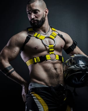 Image of TACTICAL HARNESS NS_01 / YELLOW_BLACK