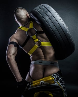 Image of TACTICAL HARNESS NS_01 / YELLOW_BLACK