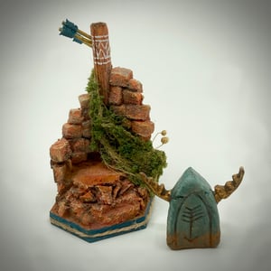 Image of Original Miniature Sculpture | The Fallen Deer
