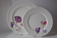 Image 2 of Sweet Pea English Fine Bone China Salad Plate