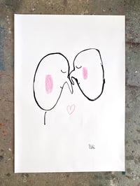 Zeichnung "Liebe" - Original