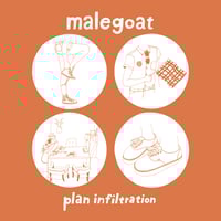 Image 1 of MALEGOAT - 'Plan Infiltration' ~ LP (10th Anny+ 2023 Issue)
