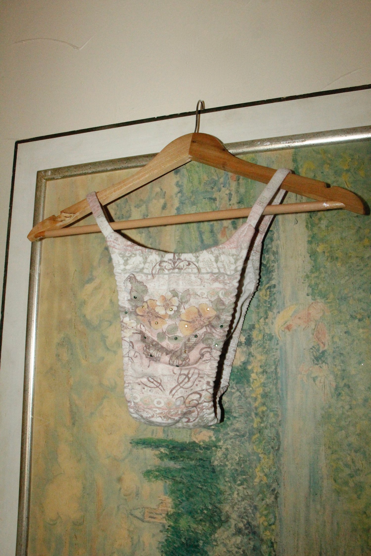 Image of (New) Rouched Tube Top & Cheeky Bottom - Earthly (L) 