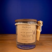 Image 5 of Sel de Guerande & Lavender Bath Salts Jar 250g by Moksa