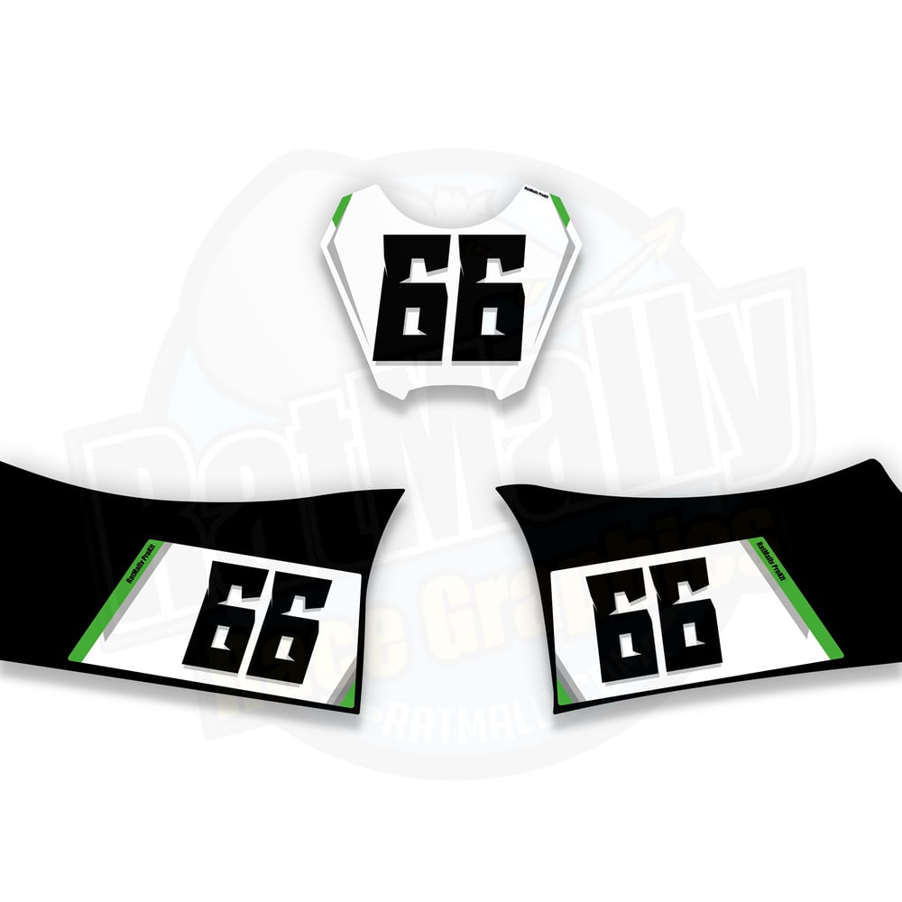 Image of Race Number Boards. Kawasaki ZX-10R 2021 Gen6