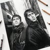 Liam & Noel Gallagher Black & white Print