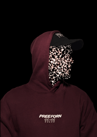 Image 2 of Bergundy Fire Opal Hoodie