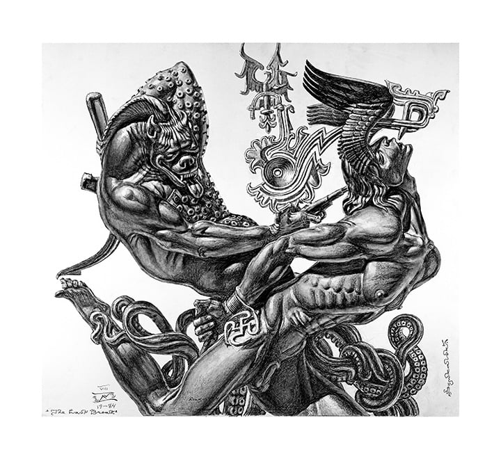 Image of Stanislav Szukalski:<BR>The Last Breath Print