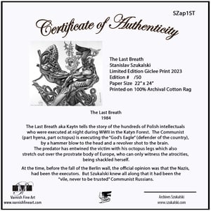 Image of Stanislav Szukalski:<BR>The Last Breath Print