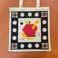 Image 2 of Piss off/bad apple tote bag