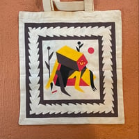 Image 2 of Hot dog/brick bum tote bag