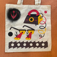 Image 2 of Fart sack/laser eyes tote bag