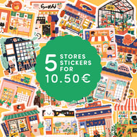 Image 1 of Storefronts stickers deal - 5 for 10.50€