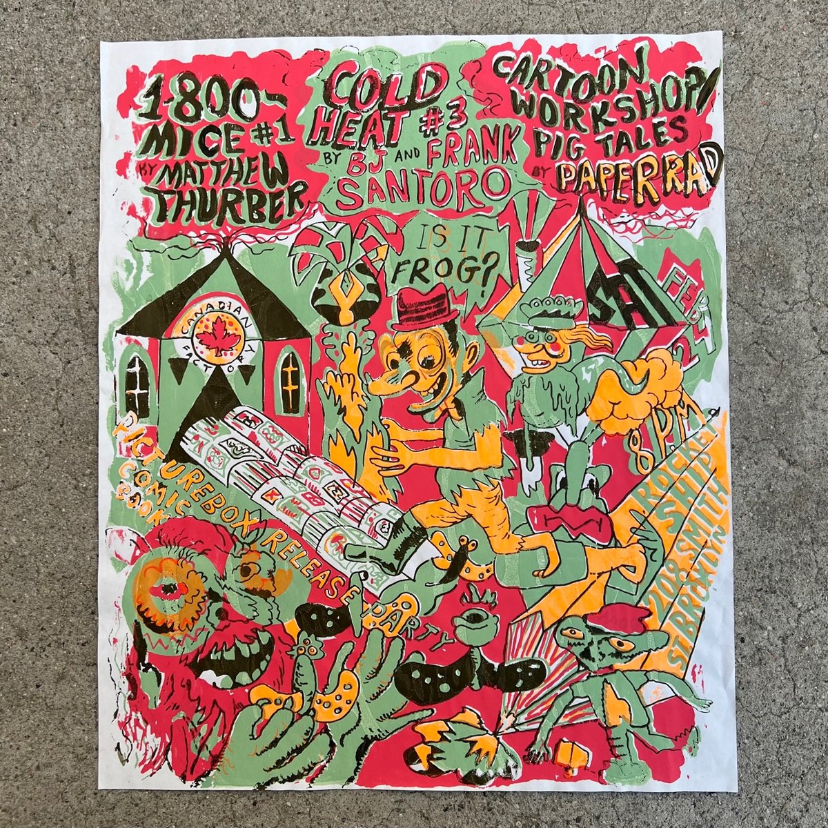 PictureBox Release Party Print by Matthew Thurber | Secret Headquarters