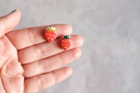 Image 2 of Pendientes Frutillas: Fresas y Limones