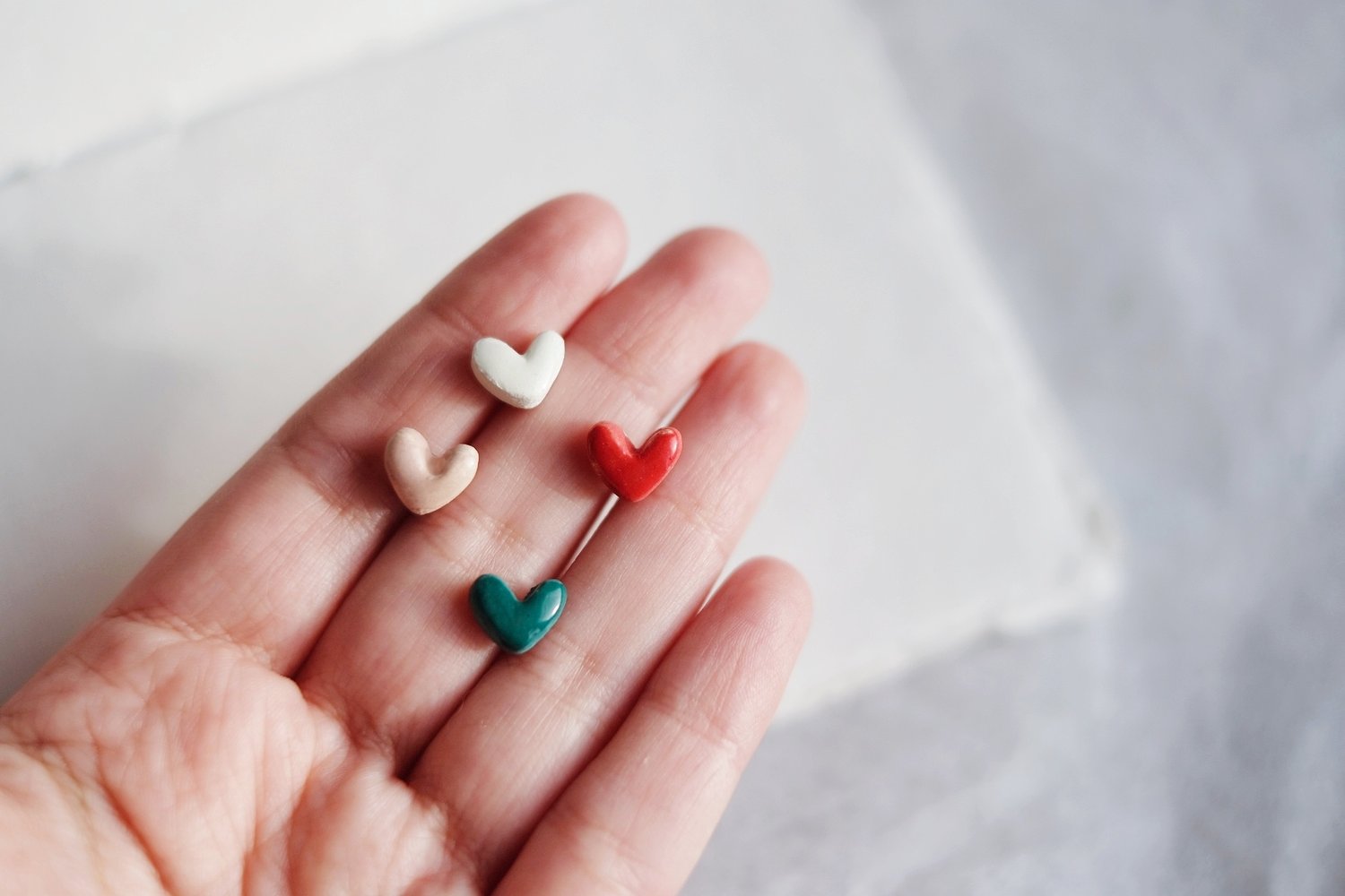 Image of Mini Pendientes Corazón