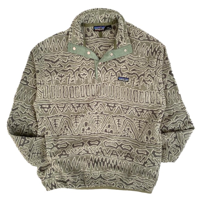 Vintage Patagonia Synchilla Snap T - Switchback Grey | WAY OUT CACHE