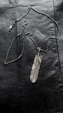 Sterling Silver Feather Pendant (Men's & Women's)