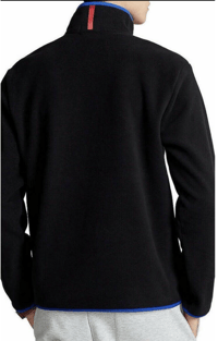 Image 2 of  Polo Ralph Lauren 1/4 Snap Polar Fleece Pullover Sweater Jacket
