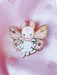 Image 3 of Bug Bunny Moth Hard Enamel Pin