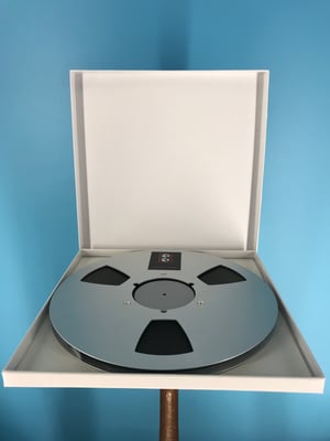 Image of Burlington Recording 1/2"x 3600' Extended MASTER Series Reel To Reel Tape 10.5" NAB Metal Reel 1 Mil