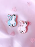 Skelebun Enamel Pin