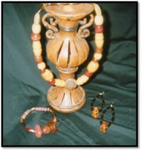 Afrocentric Wooden 3 Piece Set