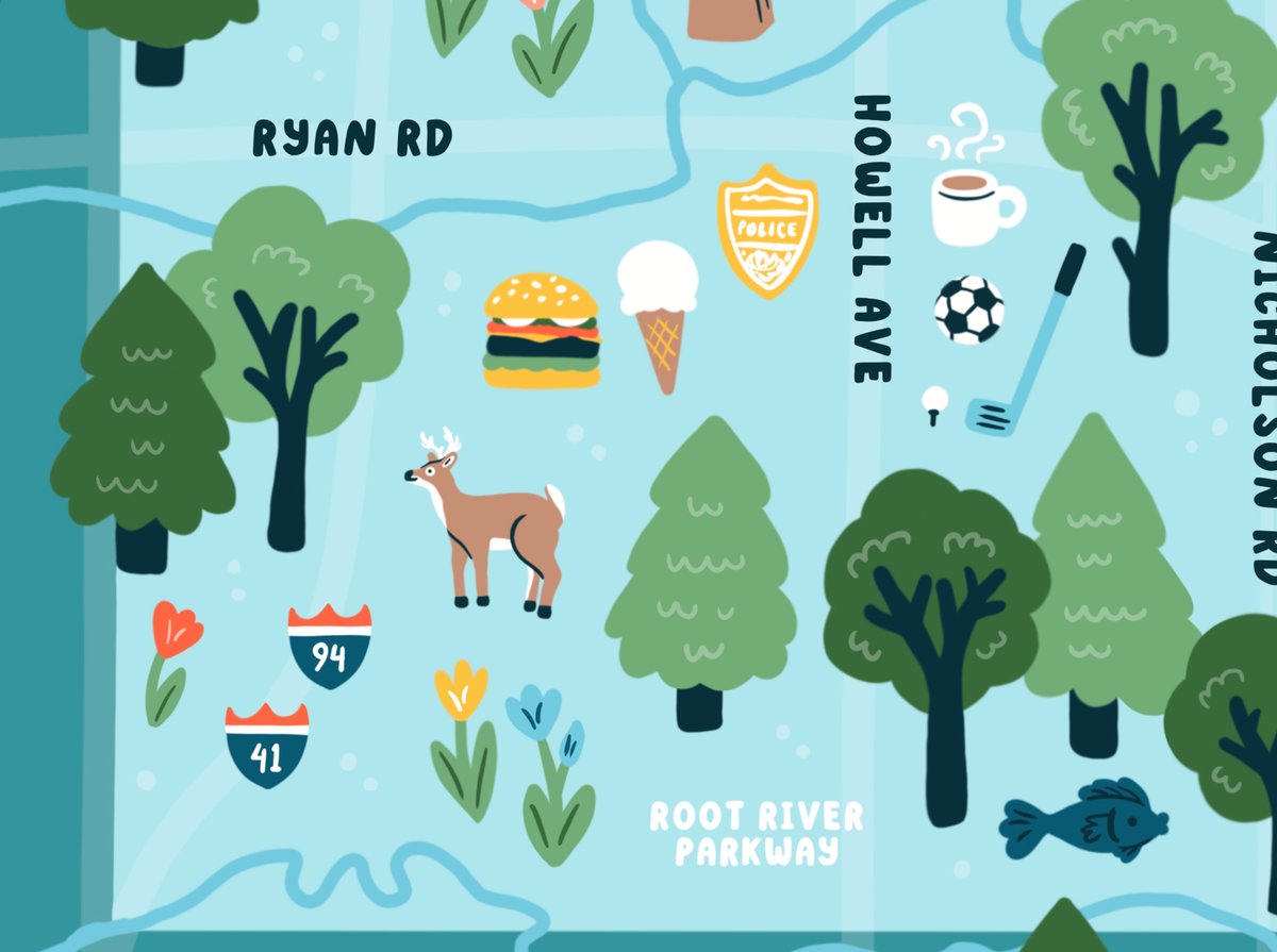 Image of Oak Creek Map
