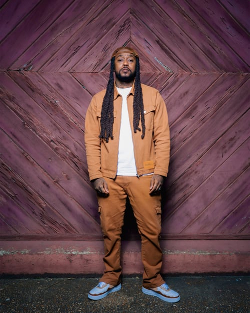 Image of The BLAK Denim Jacket in Rich Brown