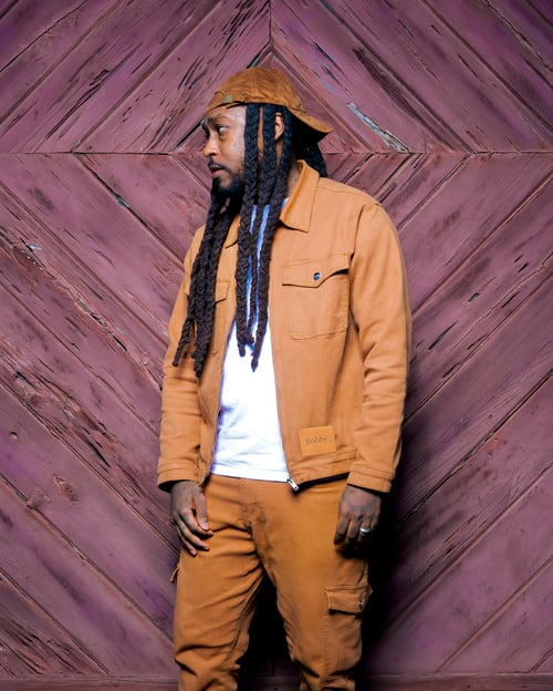 Image of The BLAK Denim Jacket in Rich Brown