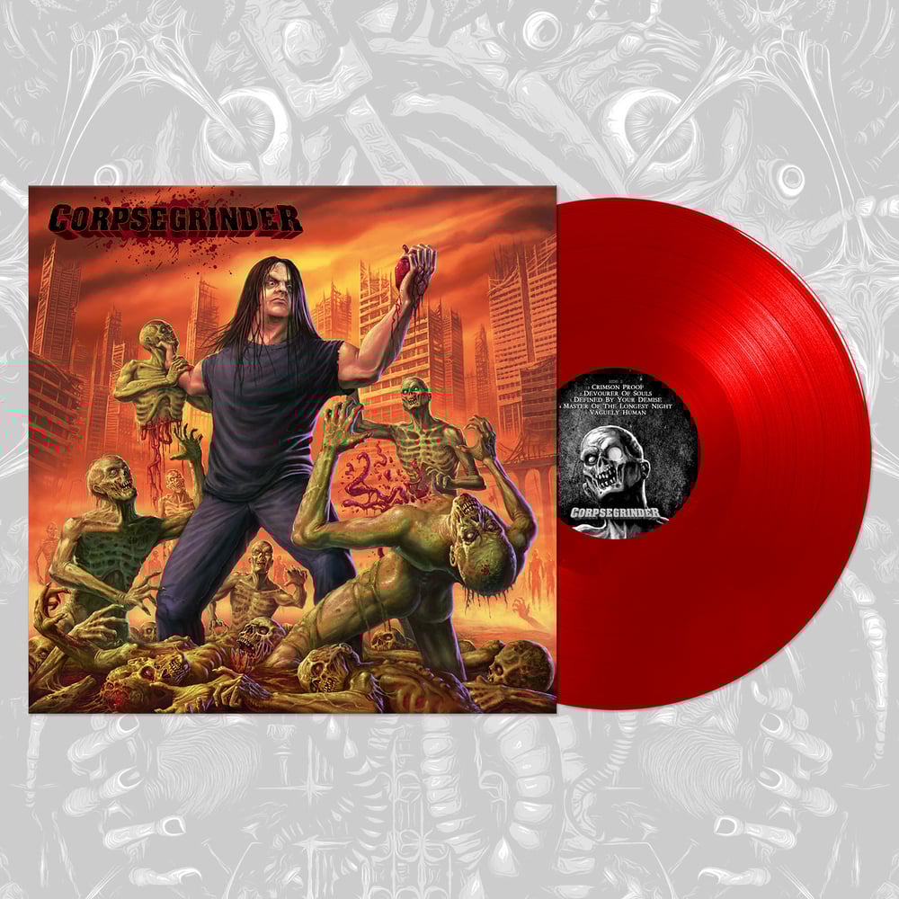 CORPSEGRINDER LP + 4X4 FT WALL FLAG