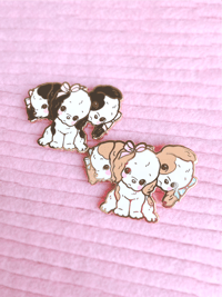 Image 1 of Strange Sweeties Puppy Cerberus Hard Enamel Pin