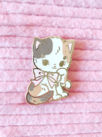 Image 3 of Strange Sweeties Spider Cat Hard Enamel Pin