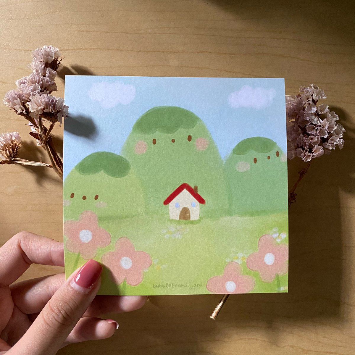 Image of House in the Mountains 🏠 | Art Print