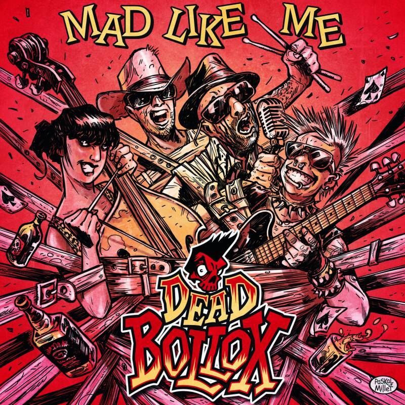 DEAD BOLLOX - MAD LIKE ME (LP )Translucent