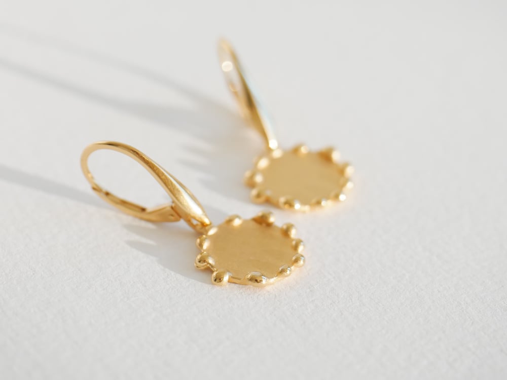 Brume, boucles d'oreilles dormeuses 