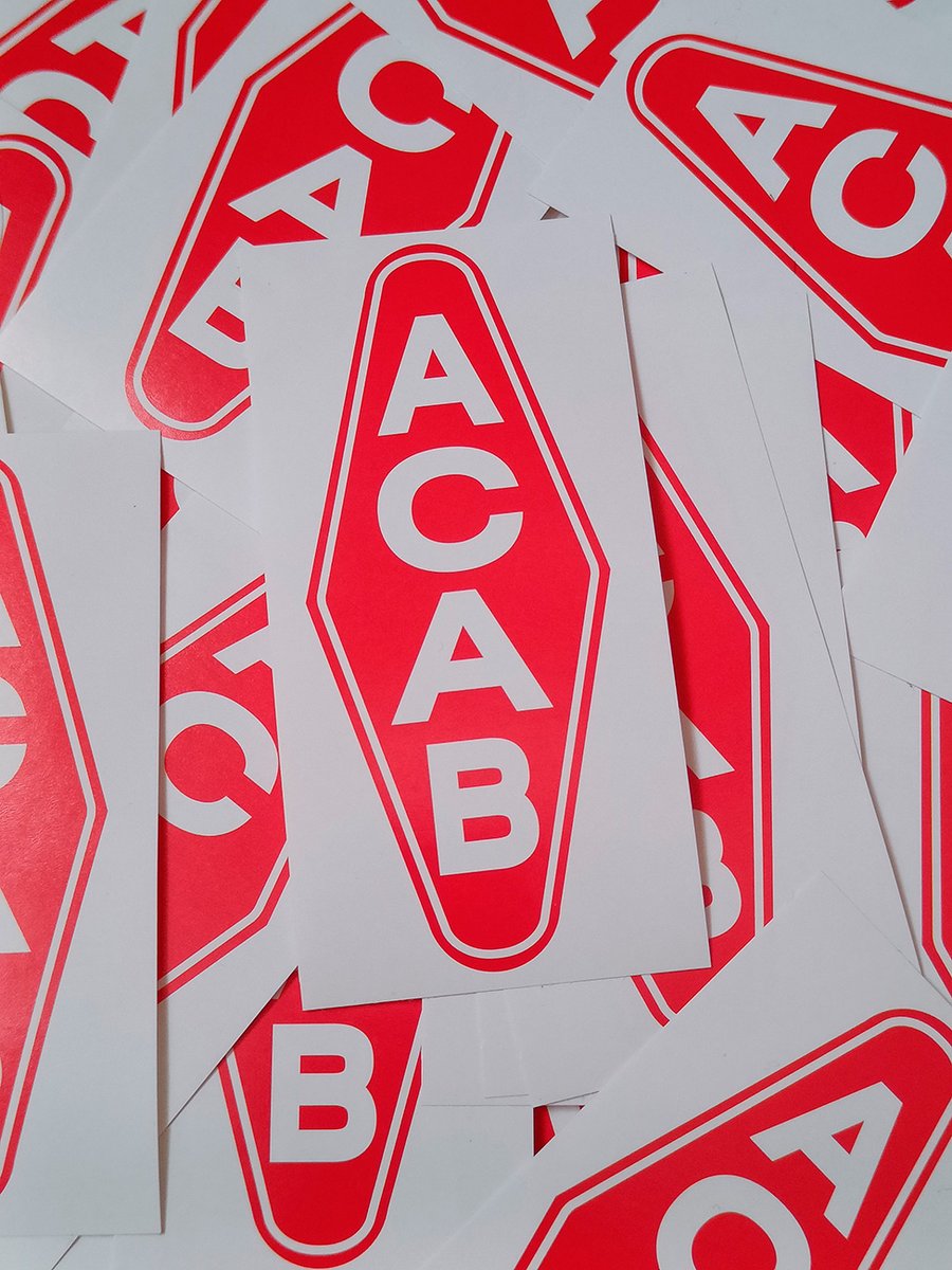 ACAB – Lot de 10 stickers | Éditions Miskin