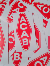 ACAB – Lot de 10 stickers