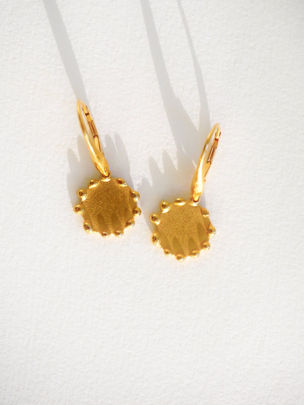 Brume, boucles d'oreilles dormeuses 