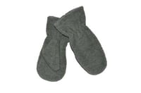 Fleece Grey Mittens 