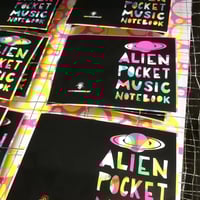 Image 5 of ALIEN POCKET <br>MUSIC NOTEBOOK