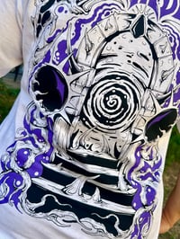Image 3 of Tshirt blanc / violet 