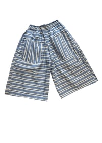 Image 2 of BLUE STRIPED MAXI BERMUDA