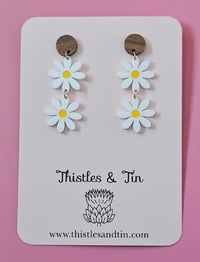 Image 3 of Large Daisy Dangles