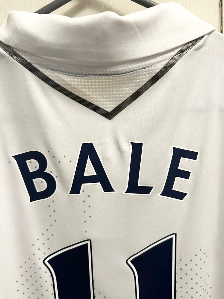 Image of Tottenham Hotspur "BALE 11" Home Long Sleeve shirt + PL patches (XL)