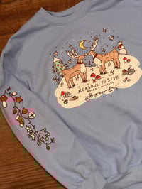 Image 3 of Smooching Reindeer Crewneck