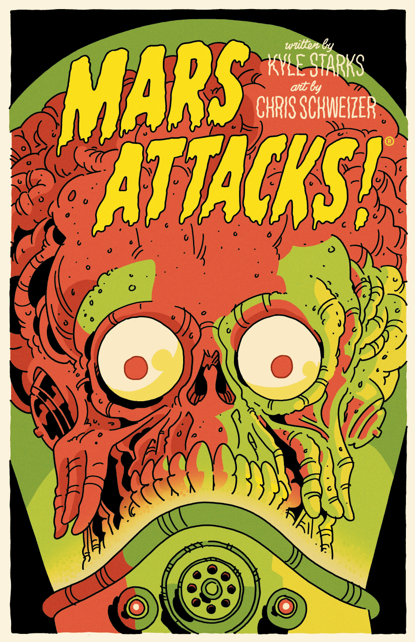 Mars Attacks promotional print