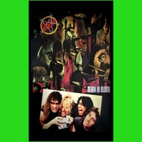 Image 1 of Slayer " Reign In Blood " Banner / Tapestry / Flag  