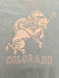 Image 5 of 60s BUFFALOES COLORADO UNIVERSITY SHORT SLEEVE SWEATSHIRT