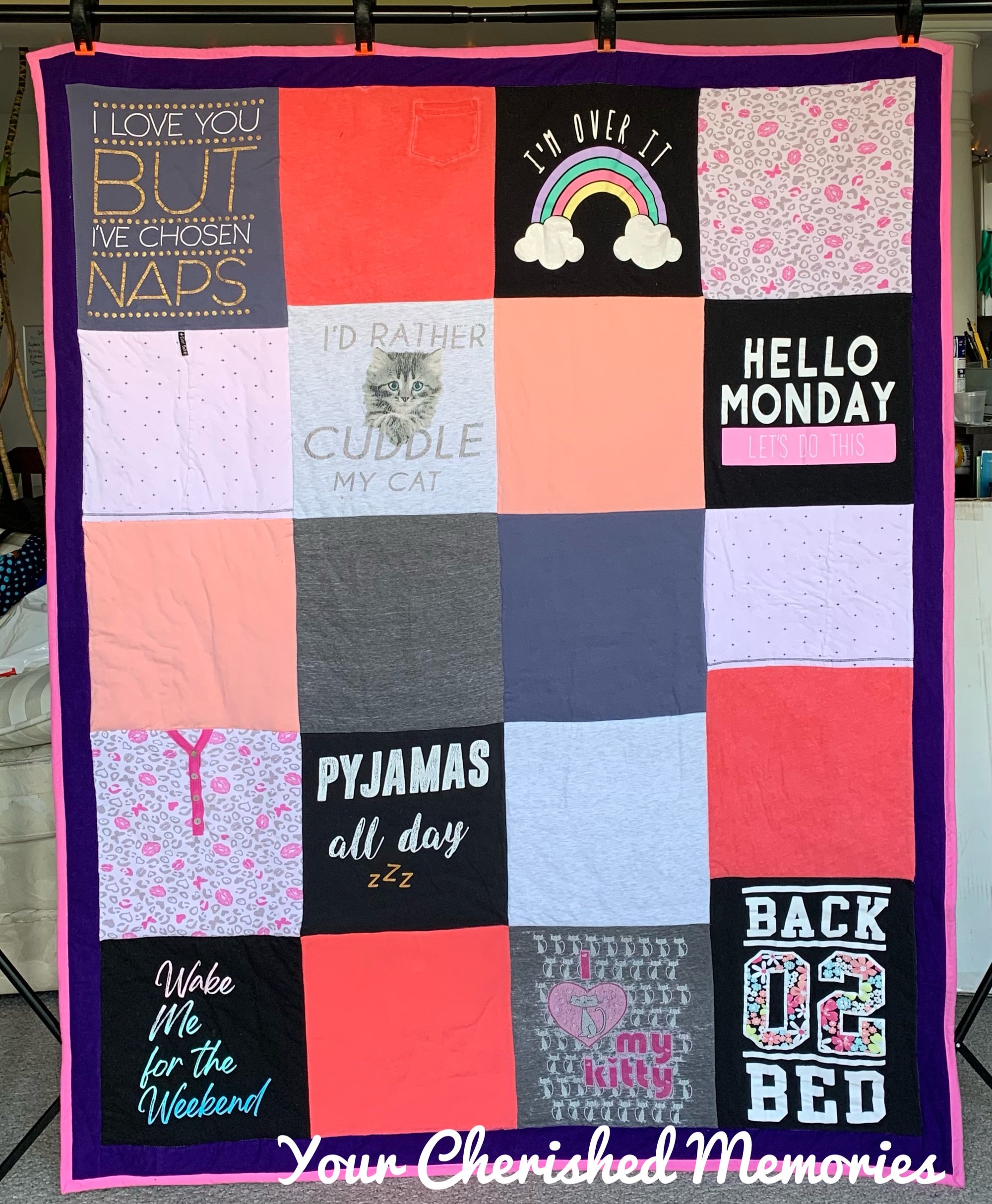 Tee Shirt Quilts Canada – Quilted Memories